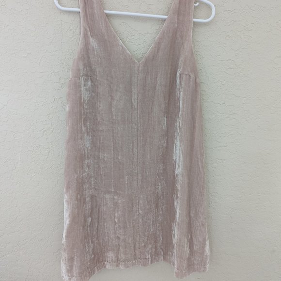 Loft Velvet Pink Dress Size 4P - Picture 1 of 6